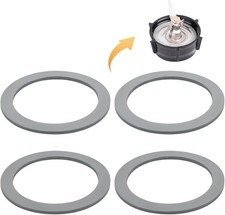 4-Pack Rubber Gasket for Oster Blender - Replacement O-Ring Seal for Osterizer