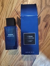 Bath  Body Works OCEAN Cologne Spray Men's Collection 3.4 oz New Open Box