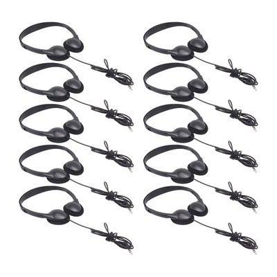 Kopfhörer für Den Unterricht, 10er-Pack für die Schule, Ohrhörer 3,5 mm Aud8396