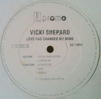 Vicki Shepard - Love Has Changed My Mind - Used Vinyl Record  - Promo - Z7441z