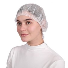 Case of 1000 Disposable Caps Hair Nets for Salon Spa Food Service 21"