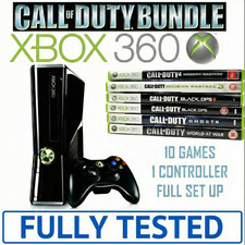 Xbox 360 S Console 10 x Games + Controller Bundle PAL UK 250GB Fully Tested