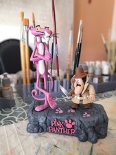 La Pantera Rosa fanart action figure 25cm Resina 3D Diorama 1/8