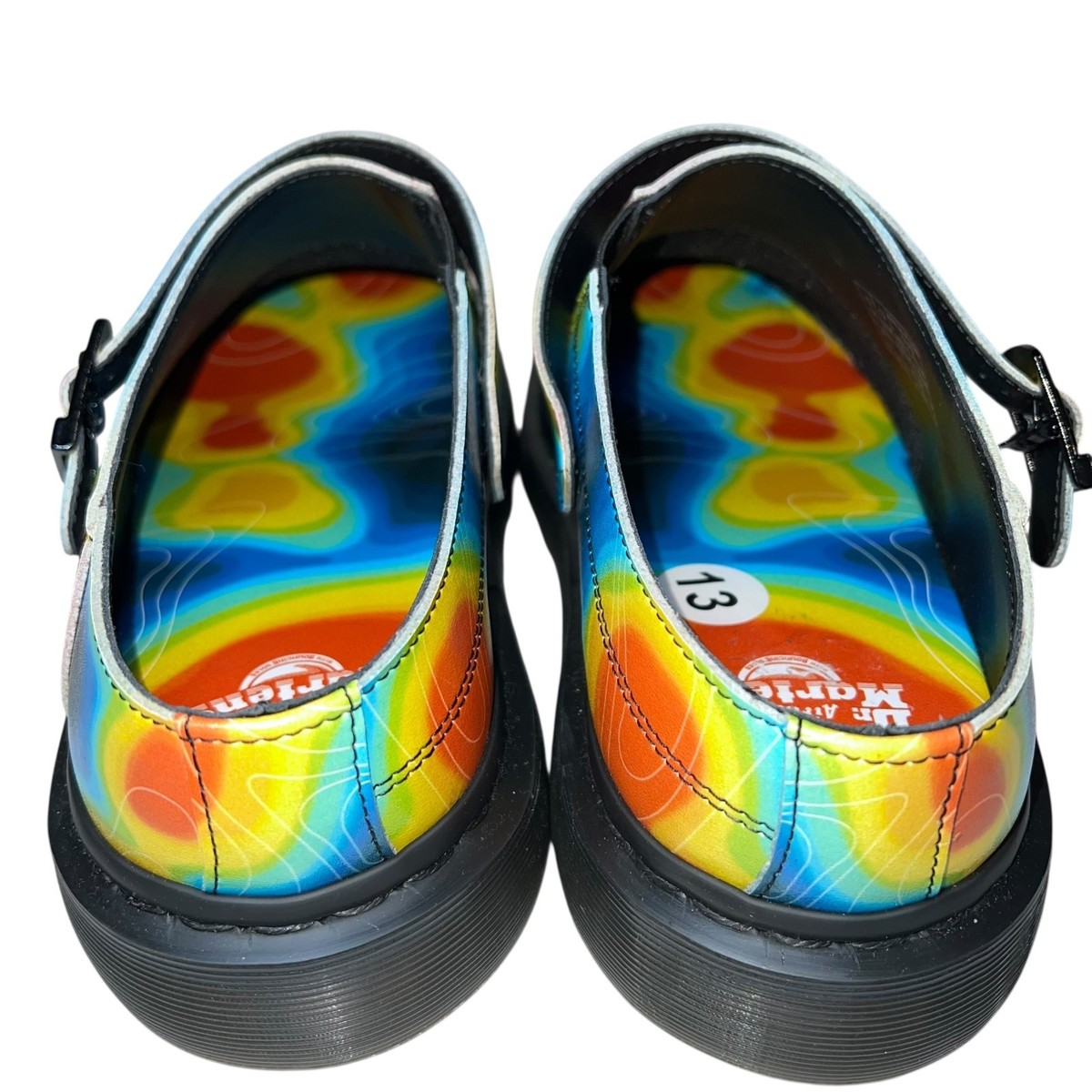 Dr. Martens Isham Clog Shoes Multicolor Thermal Map Men’s Sz 11 New No Box Dr Martens Isham Colorful Mule Size M -11; | Mercari main image 4