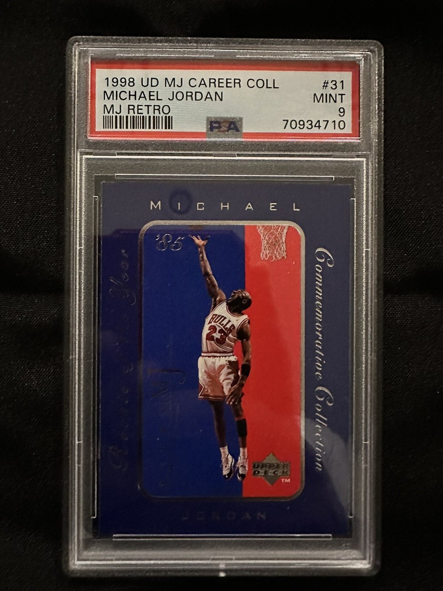 レトロスペクト・マイケルジョーダン　ポストカード6枚セット 1998 Upper Deck Michael Jordan Retrospect Postcard Set Of 5