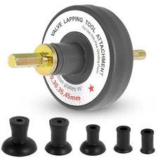Valve Lapping Tool Kit Valve Lapping Tool & Compound Kit with 5 Suction Plate...