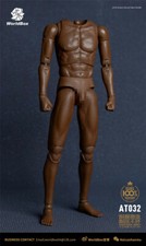 WorldBox 1:6 AT032 Black Skin Male Muscle Fitness Flexibel Figure Body Model Toy