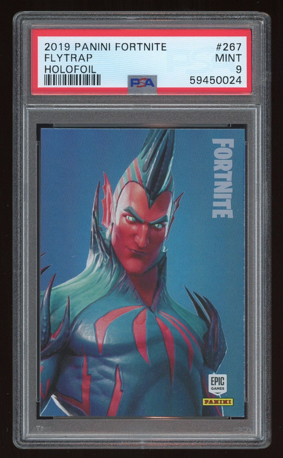 2019 Panini Fortnite Series 1 Flytrap Holofoil PSA 9 MINT | #267 Legendary