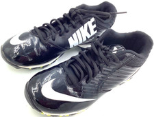Botines de fútbol para jóvenes Nike Vapor Shark Fast Flex negros 643161-010 talla 6 años EE. UU.
