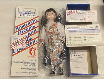 1992 Ellis Island American Dreams Dolls Collection Musical