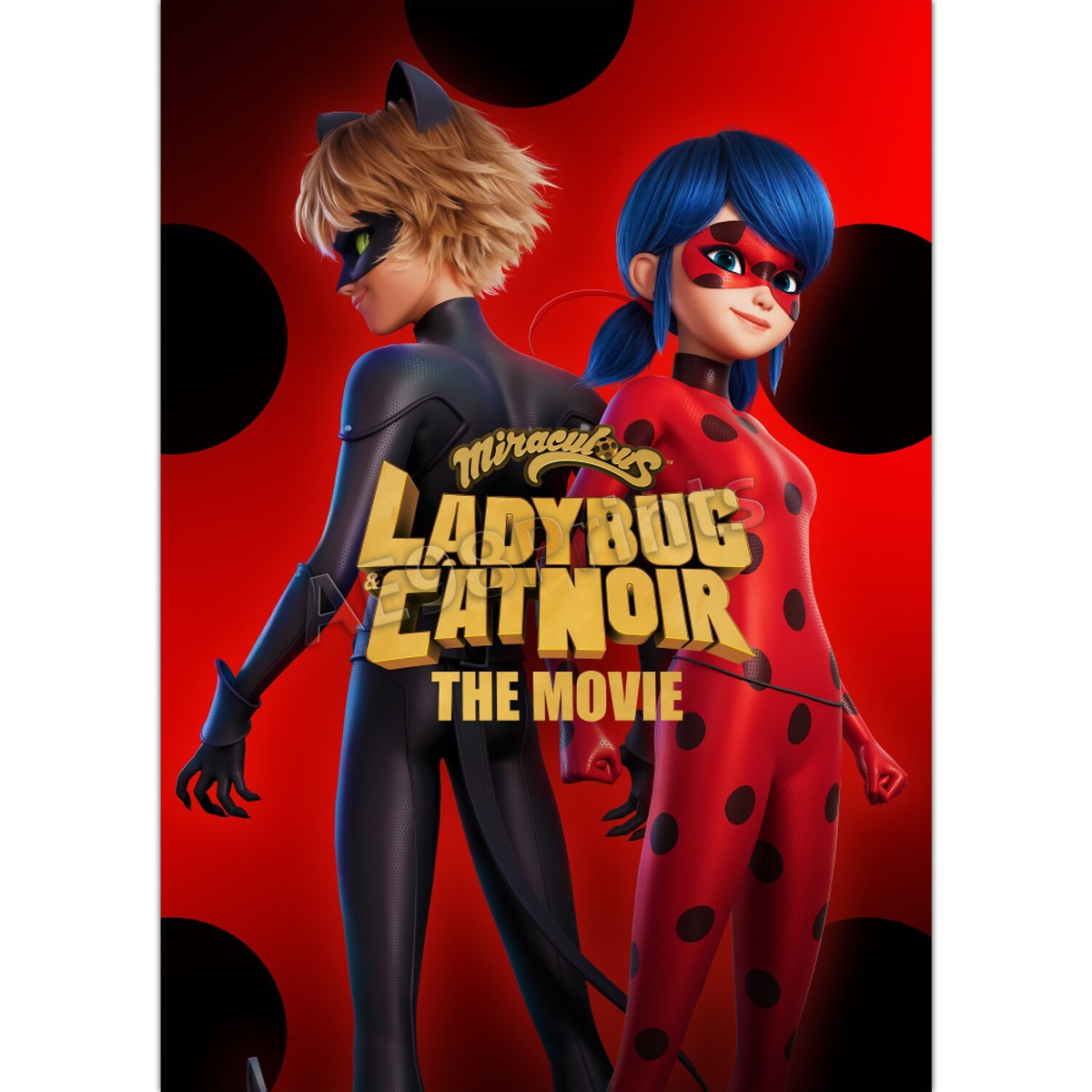 Miraculous Ladybug Cat Noir Movie 2023 Poster Print Room Decor Wall Art v3