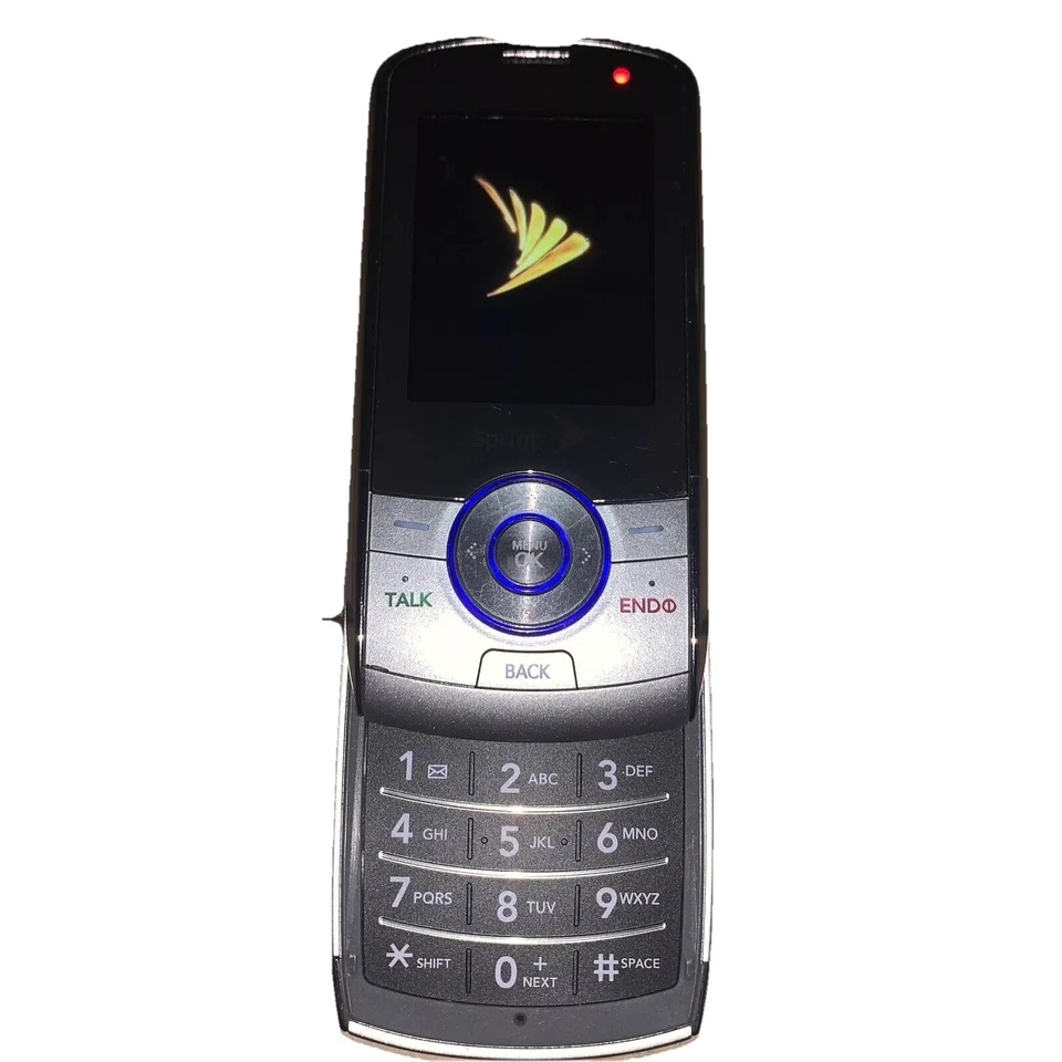 LG | Model: LX370 | Silver (Sprint) Cellular Slider Cell Phone  (Untested) - Image 2 of 4