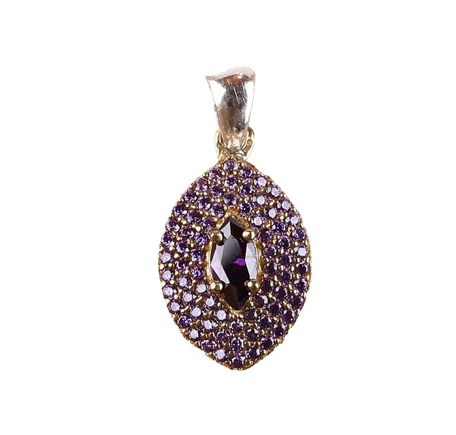 Amethyst Charm Fashion Necklaces & Pendants