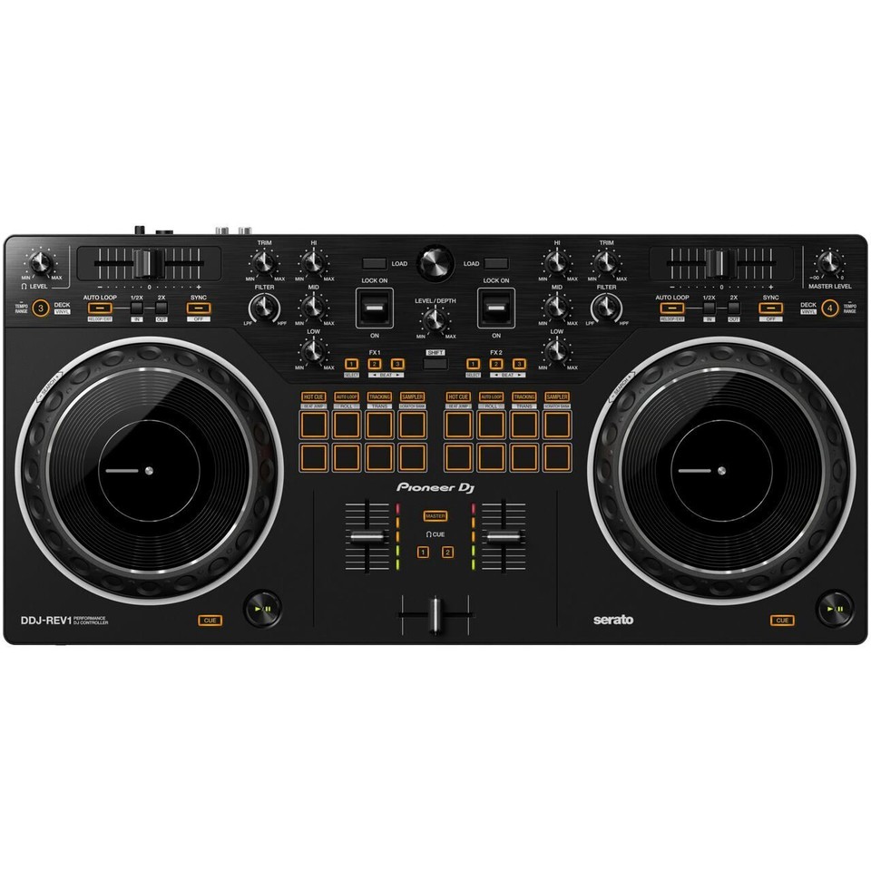 Pioneer Dj Ddj Rev1 Two Channel Battle Style Dj Controller For Serato