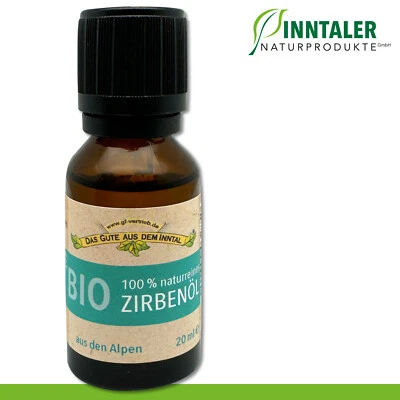 20 ml BIO Zirbenöl 100% naturrein Aromatherapie Pflege Inntaler Naturprodukte