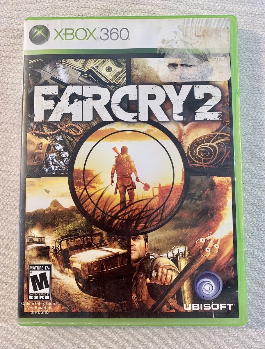 FARCRY 2 FAR CRY 2 XBOX 360 VIDEO GAME UBISOFT MICROSOFT OPEN WORLD GAMEPLAY