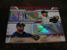 2007 Topps Co-Signers Baseball---Dual Autograph---Kevin Kouzmanoff/Josh Fields
