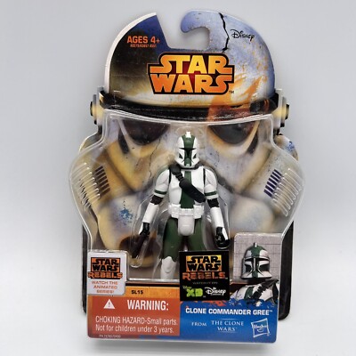 Star Wars Clone Commander Gree Action Figure SL15 Hasbro 2015