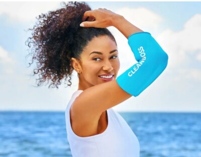 Joy Clean Boss Soft Compression Cold Hot Therapy Sleeve Large Blue NEW $39