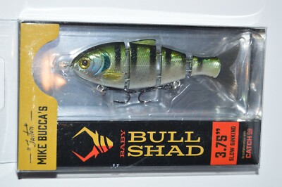 Catch co mike bucca's baby bull shad swimbait 3.75'' slow sink bluegill