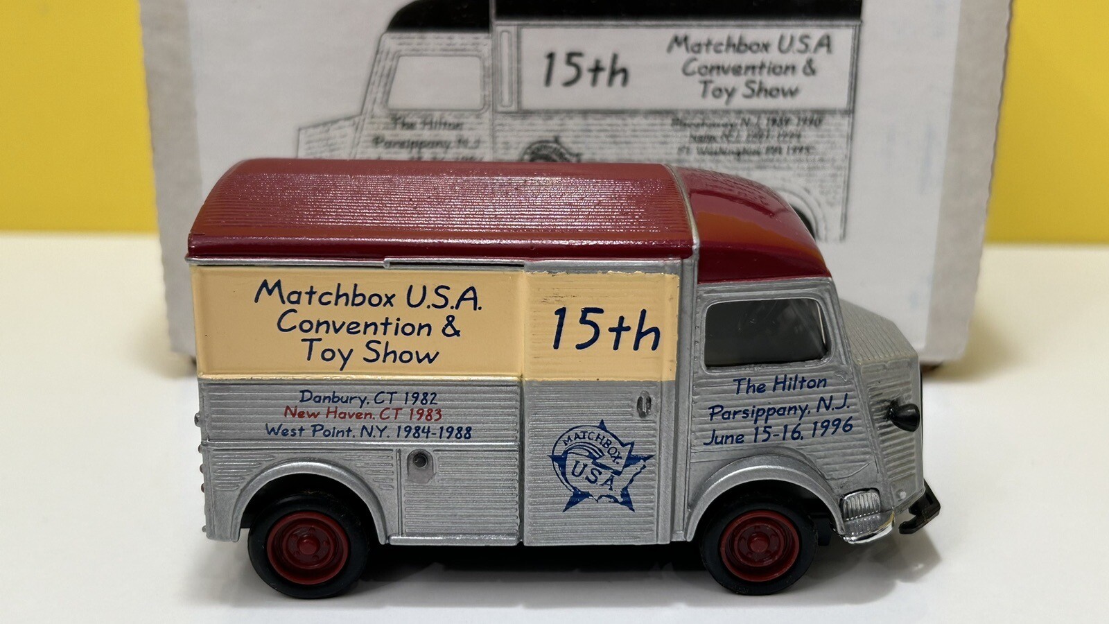 MATCHBOX CODE 2 1947 CITROEN TYPE H VAN 15TH USA CONVENTION TOY SHOW
