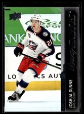 2021-22 Upper Deck Young Guns Joshua Dunne Columbus Blue Jackets #218