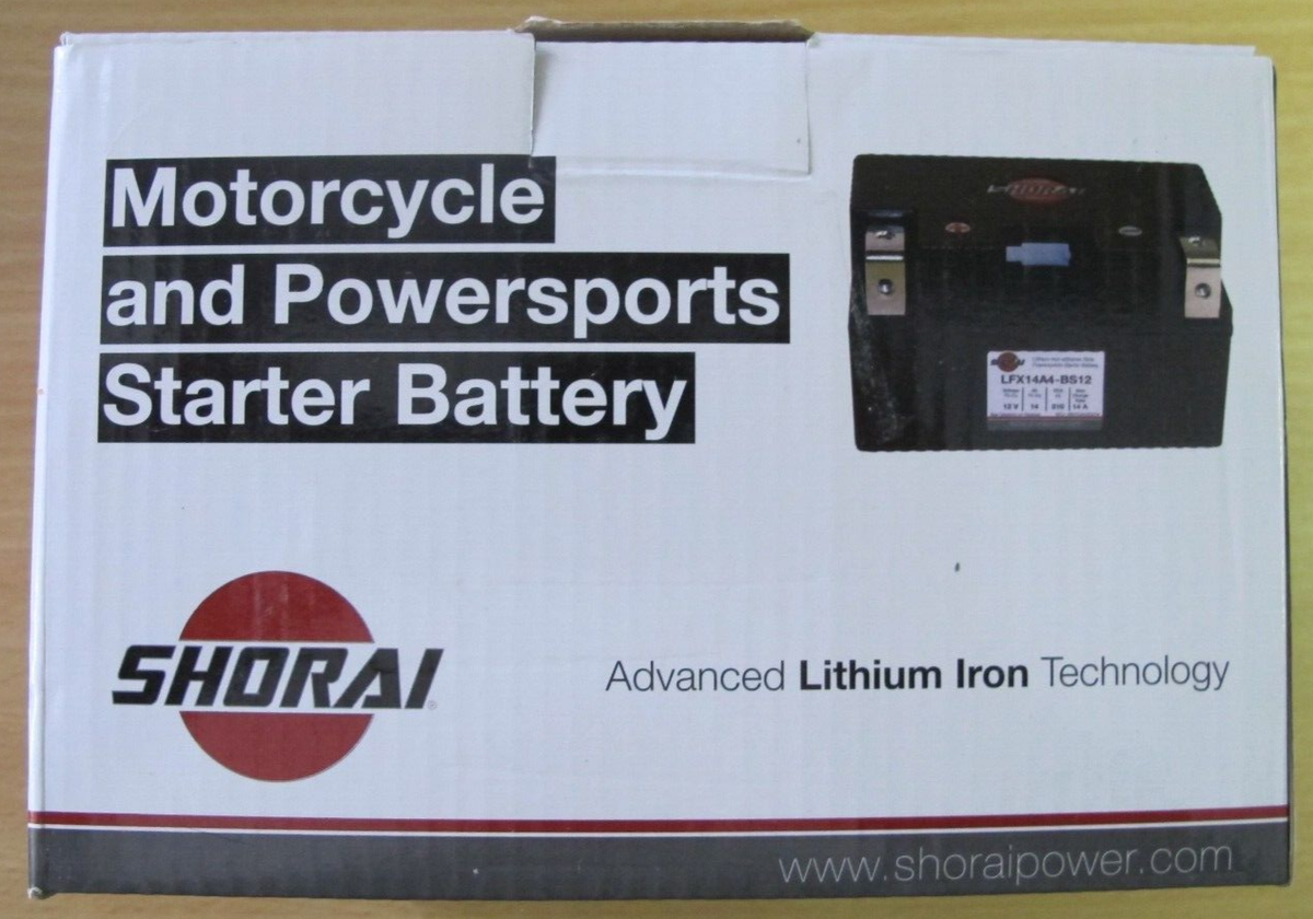 Shorai LFX19A4-BS12 Lithium Iron Extreme-Rate Battery | eBay