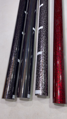 Adesivo Per Auto In Carbonio Forgiato Rosso Pellicola - Foto 3