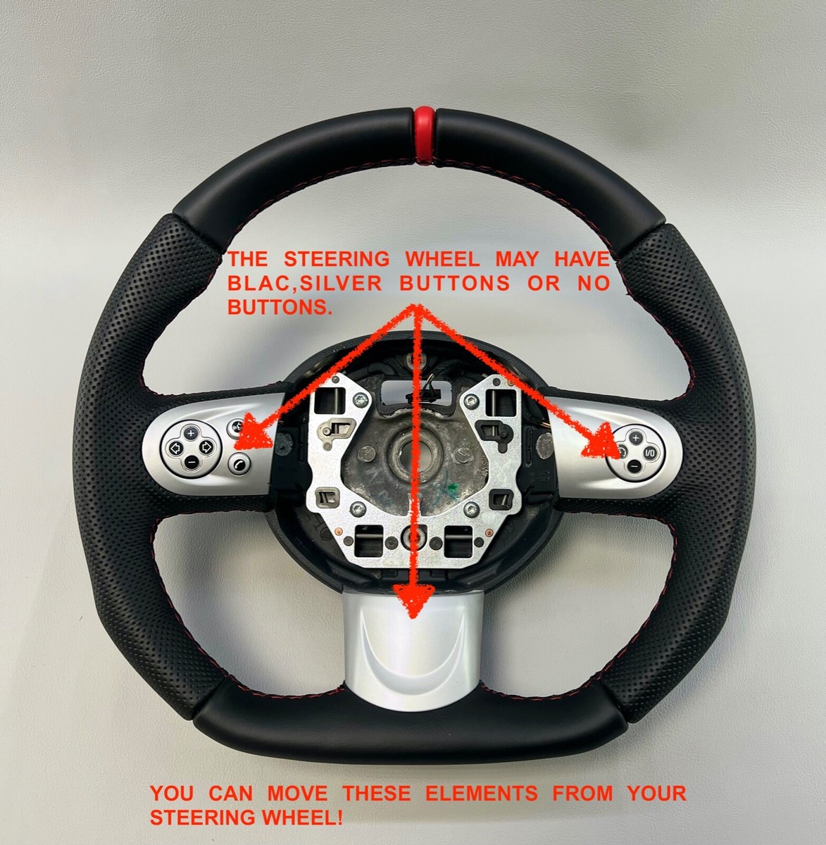 Custom Push Button Steering Wheel
