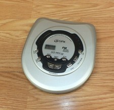 PARTS Vintage GPX CDPR4004-N 60 Second ESP CD Player w/ FM Scan Radio