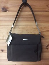 Bolso de hombro de microfibra marrón Chenson para mujer Bolso de mano Nuevo con etiquetas