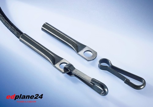 2x Seilendverschluss Mit Simplexhaken Für 8mm Expanderseil - Foto 3