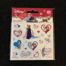 Disney FROZEN Stickers 36 Stickers - 12 Designs. New. Stickerfitti