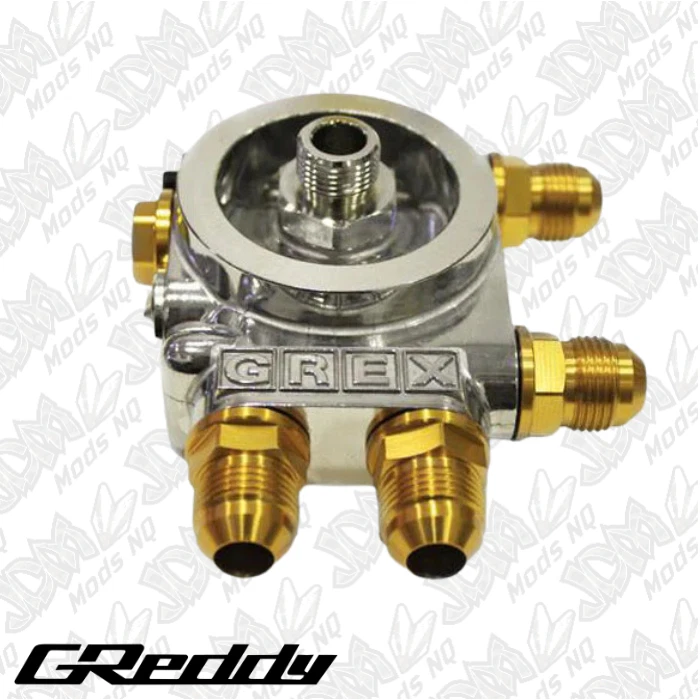 GReddy Universal Remote Oil Filter Oil Block (Type I) AN10 for M20xP1.5 Filter - Image 4 of 4
