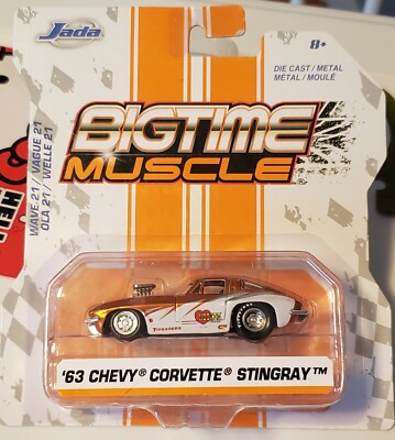 JADA BIGTIME MUSCLE WAVE 21 1963 CORVETTE STINGRAY 1:64 NEW