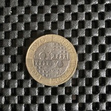 Rare 2 Pound Coin With Minting Error - 1707 - 2007 Act of Union Tercentenary