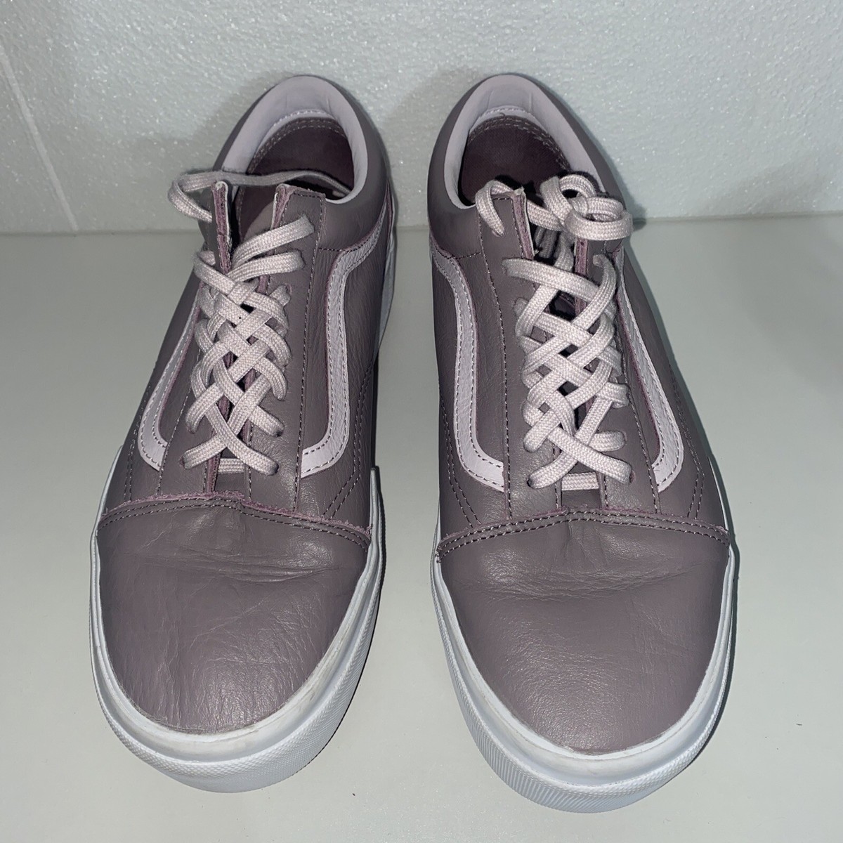 VANS Sneakers M 9.5 W 11 Old Skool Stacked Tumbled Leather  display picture 1