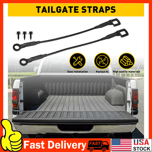 Pair (2) Rear Tailgate Cables Straps Set For 1995-2004 Toyota Tacoma US - Picture 18 of 21