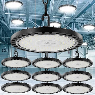 WZTO 10x 300W UFO LED iluminación de nave foco de techo lámpara de taller lámpara industrial