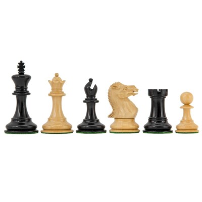 Highgrove Serie Ebenholz Staunton Schachfiguren 3 Zoll