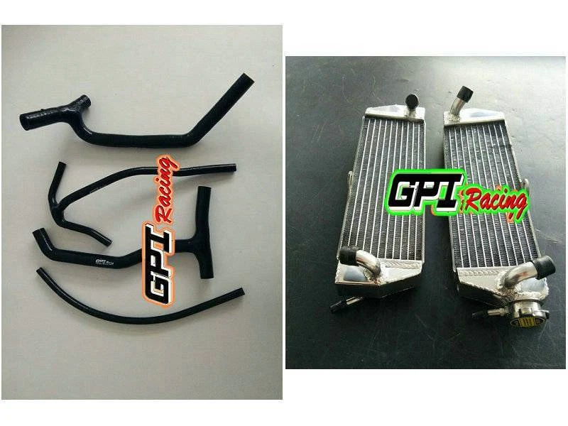 HUSQVARNA TE610 1992-2000;TE570 2001-2004;TE410 1995-2001 radiador + manguera NUEVO Foto 2 de 4