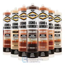SILICONE SIGILLANTE BOSTIK LEGNO E PAVIMENTI PER LEGNO PARQUET LAMINATO ML.300
