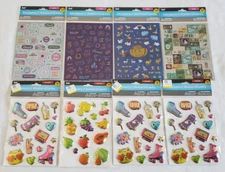8 Packs Jot Religion Laser Metallic Stickers Faith Hope Love Trust Puffy 3D 262
