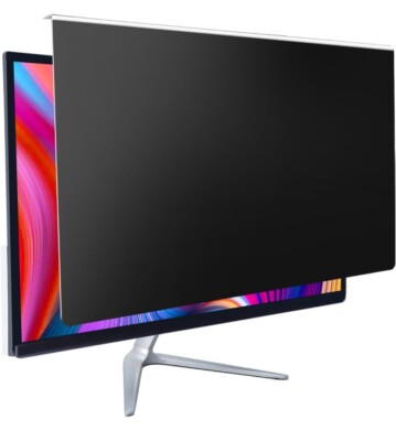 GUDTEKE Computer Privacy Screen Filter 24'' Hanging Privacy Screen Protector C...