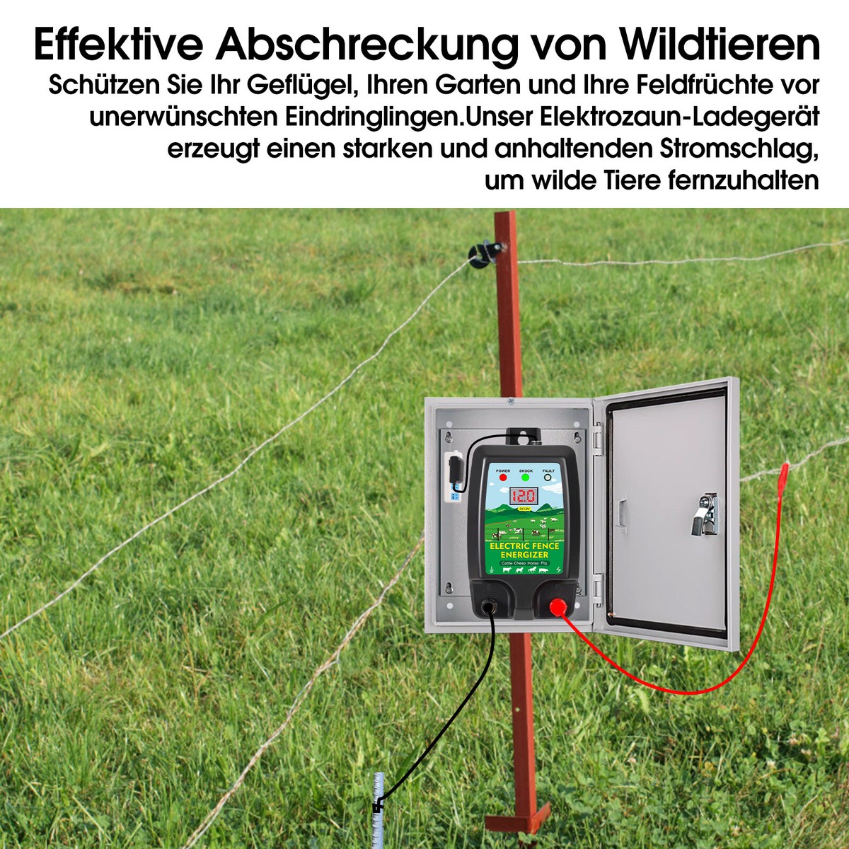 Elektrischer Weidezaun 230V Weidezaungerät, Briide Produktbild-Vorschau 2