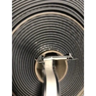 1 m Wohnwagen Kantengummi Dichtungsgummi für Kederleisten Vorzeltleisten schwarz