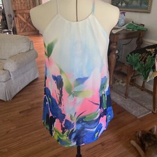 Boutique Karlie Racerback Camisole Size Medium Made in USA Floral