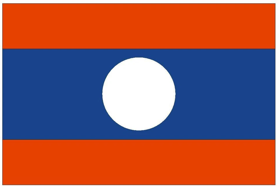 WINTER PARK PRODUCTS Laos International Flag Sticker Decal F270