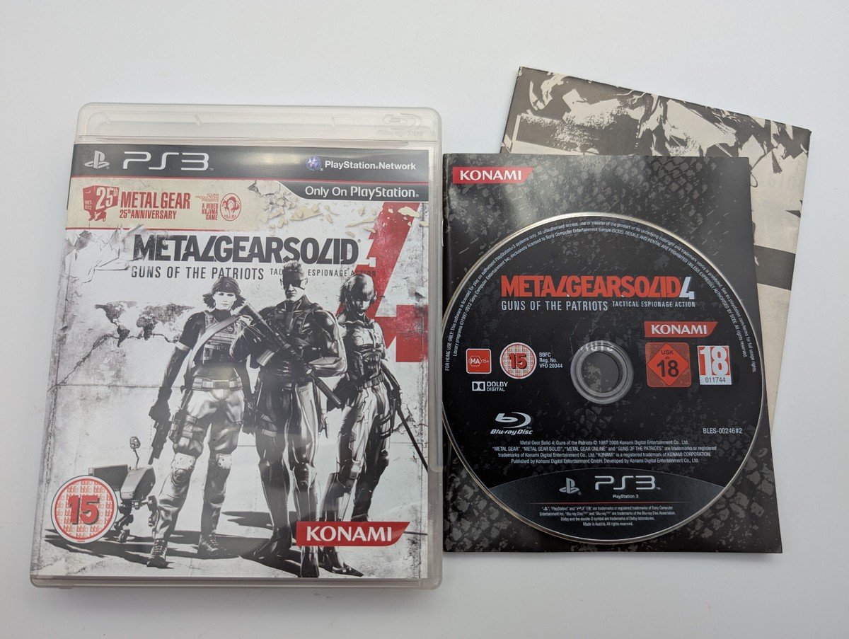 Metal Gear Solid 4: 25th Anniversary Edition - PS3 Game