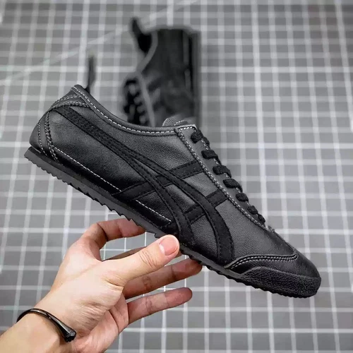 ASICS Scarpe basse Onitsuka Tiger MEXICO 66 nere bianche retrò sportive e casual